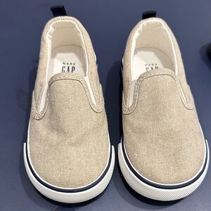 GAP Beige Kids Slip-On Sneakers